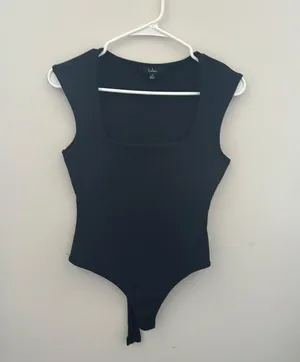 Lulus Square Neck Bodysuit thumbnail 1