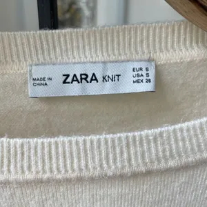 Zara Vanilla Side Ruffle Knit Crop Top Sweater S thumbnail 7