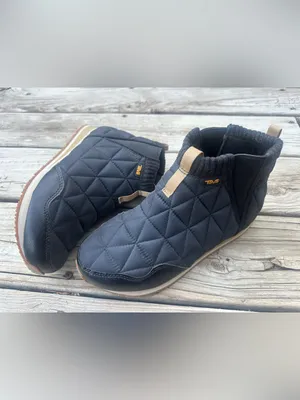 Teva ReEmber Mid Platform Bootie in Black, Size 8 thumbnail 3