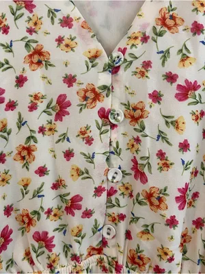 Lost + Wander Love in Bloom Floral Ruffle Mini Dress mini dress thumbnail 8