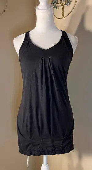 Lululemon Black Practice Freely Racerback Tank Top Size 4 thumbnail 1