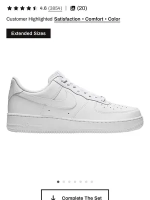 Nike White Air Force size 8 thumbnail 3