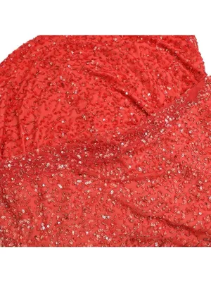 Retrofête Coral Sequin Mini Dress XL NWT thumbnail 5