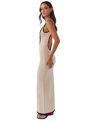 Peppermayo Lost In Paris Knit Maxi Dress – Tapioca
Size M/L thumbnail 2