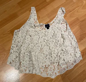 Daytrip Cream Lace Tank Top thumbnail 1