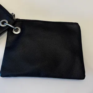 NWT French Connection Lara pebble double slim‎ pouches wristlet thumbnail 3