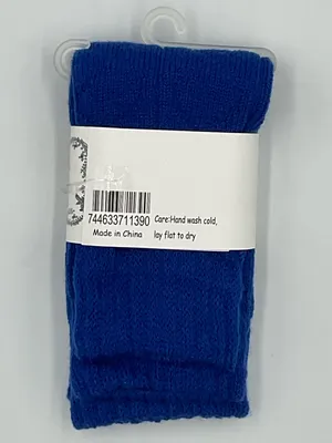 NWT HE Bright Blue Button-accented Leg Warmers One Size Fits Most thumbnail 3