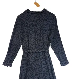 Rails Callan Charcoal Tiger Striped Belted Jumpsuit Wide Leg‎ Cropped Chic L thumbnail 8