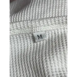 Size M Thermal Waffle Top Long Shirt‎ Leopard Print Bin11 thumbnail 2