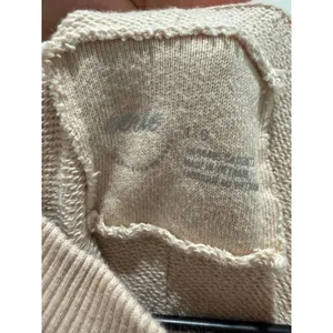 Aerie Oversized Crewneck Sweatshirt Women Sz L Pink Boho Pullover thumbnail 3