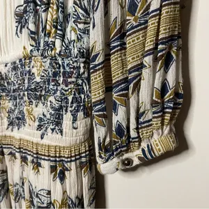 Free People Moonlight Drive Mini Boho Peasant Dress Ivory Small thumbnail 12