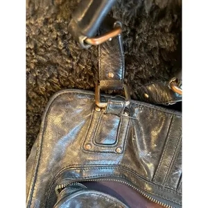 Charles David, black leather bag thumbnail 12