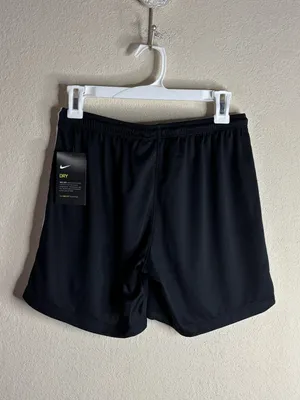 Nike League Knit black White shorts 725956 size medium NWT thumbnail 2