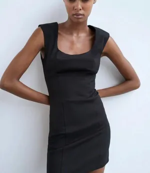 ZARA Black Dress thumbnail 1