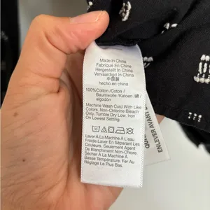 Madewell black with white detail blouse thumbnail 4