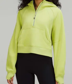 99. Lululemon Scuba Oversized Half-Zip Hoodie Wasabi thumbnail 1