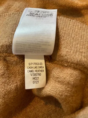 GAP Softest Sweater Sweats Pants Pull On Wide Leg in Camel Tan Size L thumbnail 10