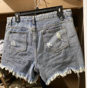 POL Bedazzled Cut Off Jean Shorts thumbnail 3