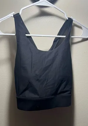 Fabletics Black Sports Bra thumbnail 1