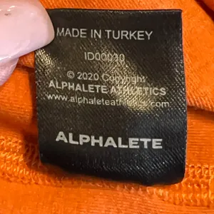 779 | Alphalete Seamless High Waisted Compression Biker Shorts‎ Orange Womens XS thumbnail 7