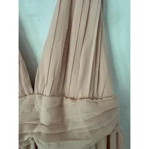NWD Lulus Heavenly Hues Blush Maxi Dress Size Medium Prom Bridesmaid thumbnail 7