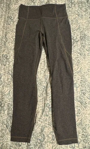 Athleta Leggings Activewear Pocket RN# 54023 High Rise Size medium Heather grey thumbnail 1