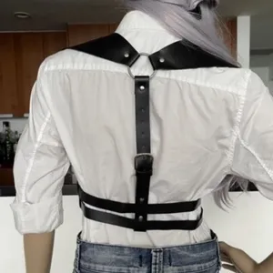 Harness Shoulders Double Belt New Bondage thumbnail 7