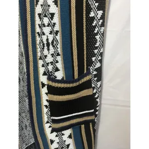 Sleeveless Kimono Overpiece Size Xs/S Fringed Aztec Western Festival Sweater thumbnail 4