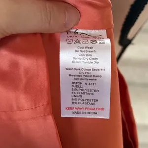 NWT Oh Polly Orange Coral Satin Strapless Bustier Bodycon Mini Dress Club Party thumbnail 5