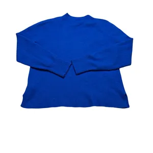 💙✨ J.Crew Extra Soft Wool Blend Crewneck Sweater Size L Classic‎ Knit ✨💙 thumbnail 3
