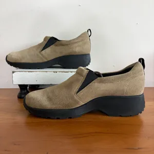 Bare Traps Winona Tan Suede Leather Slip‎ On Platform Loafers BT-F014608-10 7.5M thumbnail 2