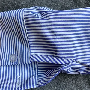 Women’s Stylish Striped Shirt Blue White Casual Button-Up size XS‎ NWOT thumbnail 3