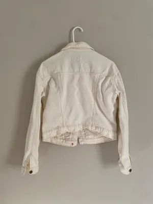 Old Navy White Denim Jacket thumbnail 2