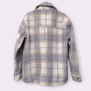 Avec Les Filles Plaid Shirt Jacket thumbnail 5