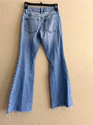 PacSun Light Blue Flare Jeans, waist 13", inseam 30", rise 7" thumbnail 2