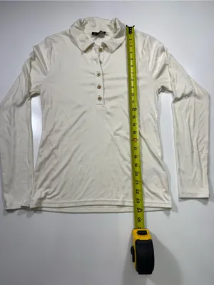 J. Crew Ivory Button-Henley Long Sleeve Top thumbnail 3