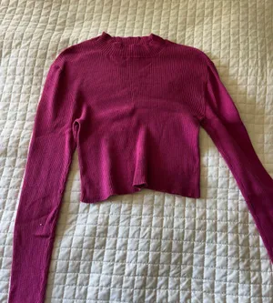 Mock Neck Cropped Sweater thumbnail 1