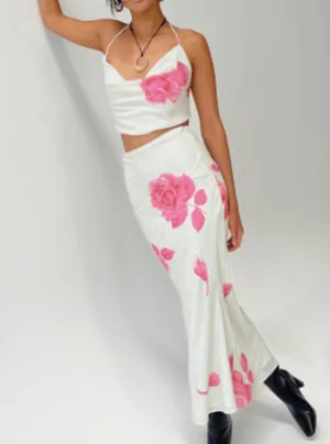 Princess Polly Karalle Set Cream/Pink thumbnail 1