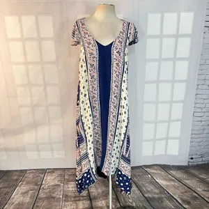 Maeve Anthropologie bohemian cape like sundress size small thumbnail 4