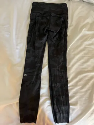 Lululemon black camo leggings 0 thumbnail 3