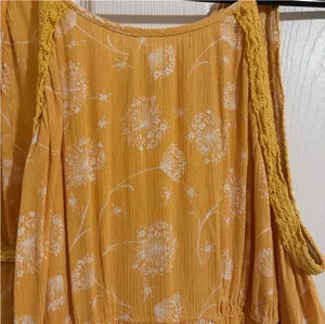 True Craft Yellow Floral Dress  thumbnail 3