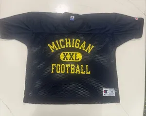 Vintage 90s Michigan Wolverines Football Champion Mesh Jersey XL 48 NCAA thumbnail 1