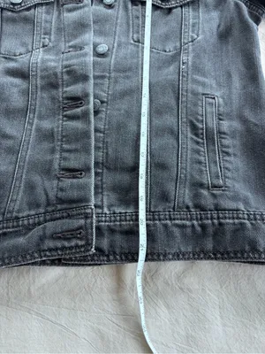 Old Navy Faded Black Denim Jacket thumbnail 7
