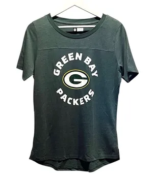 NFL Team Gear Women’s Green Bay Packers T Shirt Size Large thumbnail 1