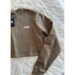 Wolves Darc Sport SHE Cursive Crop Crewneck Sage Size Small thumbnail 4
