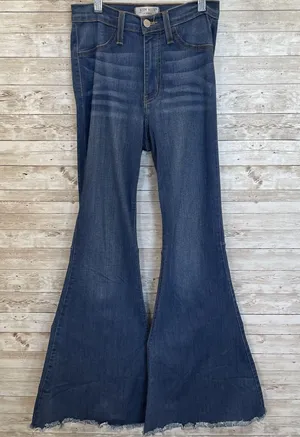 Judy‎ Blue Womens 3/26 Jeans Super Flare Boot Cut Stretch High Rise Medium Wash thumbnail 1