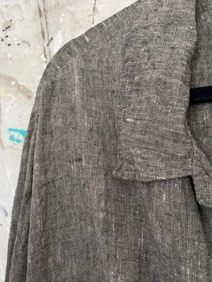 Flax Long Linen Chore Jacket thumbnail 3