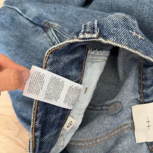 Habitual 4/27 High Waisted Pleated Denim Trousers Medium Wash‎ Relaxed Office thumbnail 7