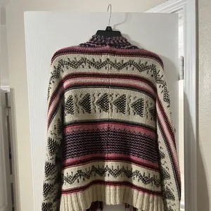 American Eagle Outfitters Patterned Cardigan - Pink and Cream thumbnail 4