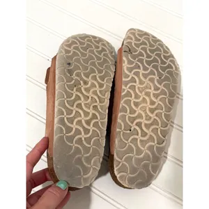 Birkenstock Arizona Suede Leather Sandals Pink Clay Two Strap Slides Womens 40 thumbnail 7